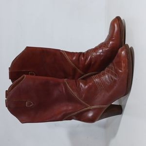 Noble's vintage western cowboy heeled boots size 10